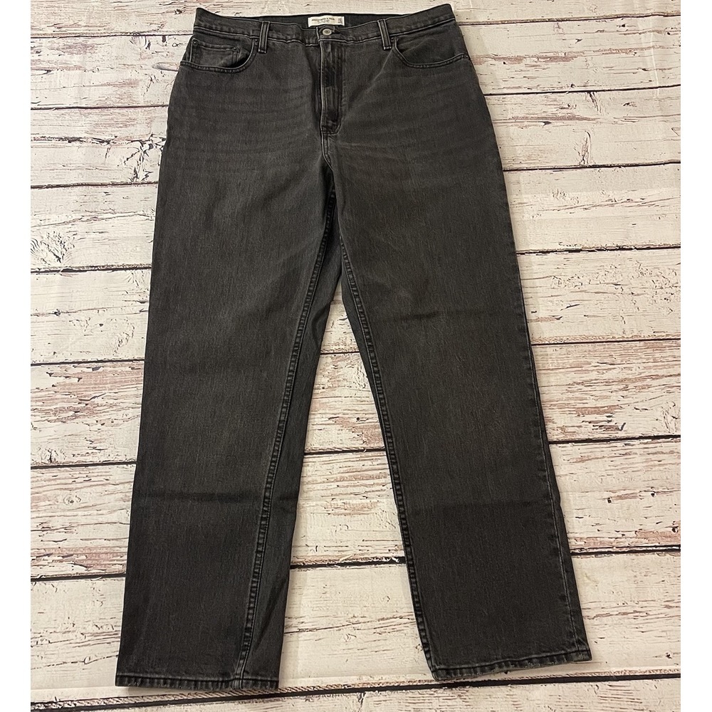 Abercrombie & Fitch The 90s Straight Ultra High Rise Jeans Size 32/14R Women's